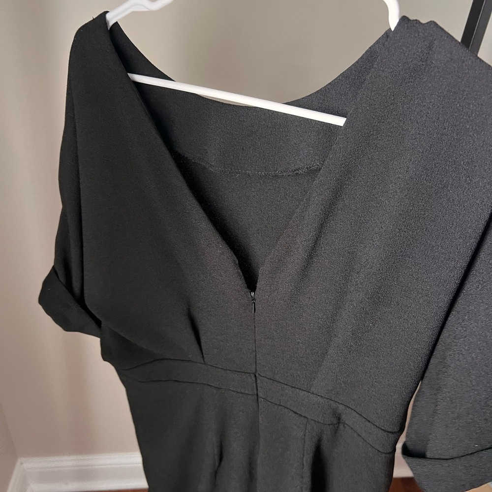 ASOS Classic Black Midi Dress - Picture 3 of 4